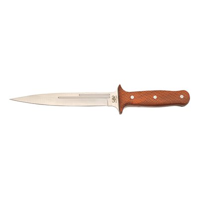 Buffalo River Chequered Wood Stainless Pig Knife 14in